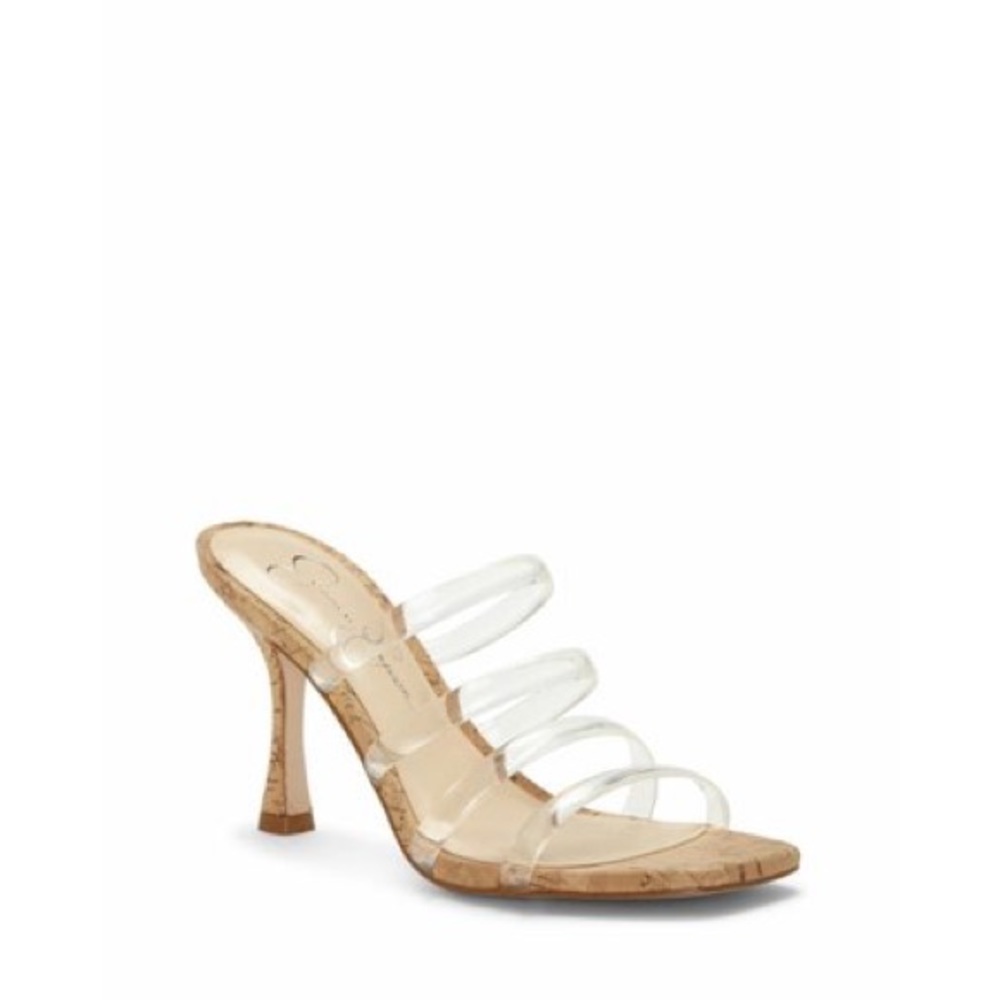 ISO Jessica Simpson Oniela Heels - Clear 7.5